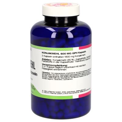 Konjac Flour 600 mg GPH Capsules [4019278]-Gall-Pharma GmbH-Online-Shop
