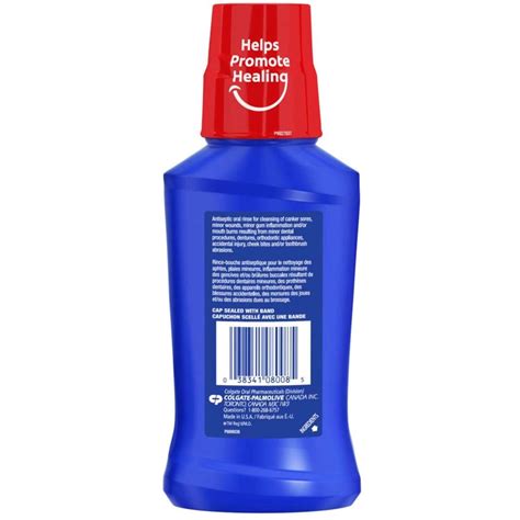 Colgate Peroxyl Mouth Sore Rinse, Mint Flavor, Alcohol-Free, 237 mL for ...