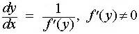 Image result for Derivative of Inverse Function Formula
