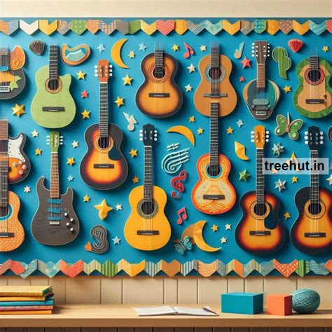 Guitar Bulletin Board Ideas and Classroom Activity Ideas, Teacher Resource