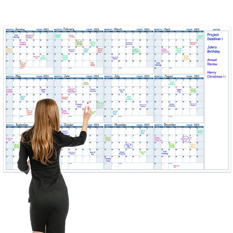 Snapklik.com : Large Dry Erase Calendar For Wall Yearly Wall Calendar ...