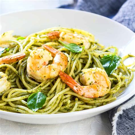Shrimp Pesto Pasta Recipe Easy at Billy Tate blog