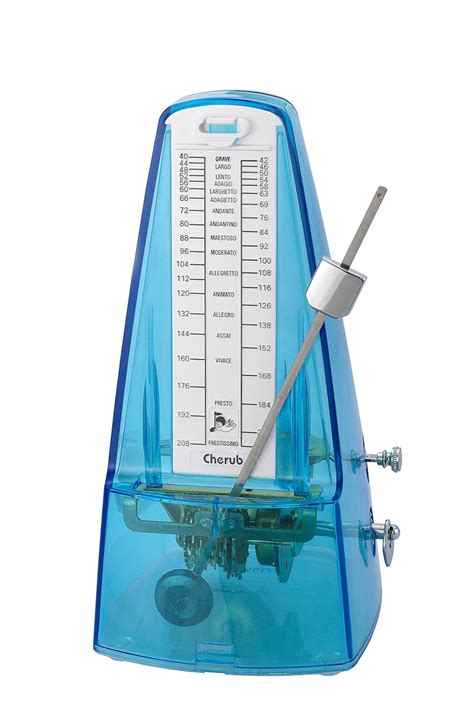 Cherub WSM-330 High Accuracy Mechanical Metronome(Transparent Blue ...