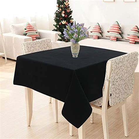 Buy Airwill 100% Cotton Solid Pattern 2 Seater Square Table Cover Sized ...
