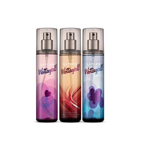 Amazon.com : Layer'r Wottagirl Body Mist For Women Pack Of 3 Assorted : Beauty & Personal Care
