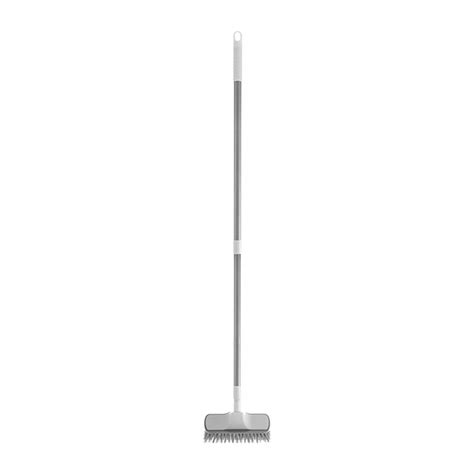 Bathroom Floor Scrubber Brush with Telescopic Handle Grout Cleaning ...