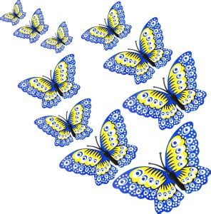 lookat 10 cm 3D Butterfly Home Wall Decor Magnet Sticker for Living and ...