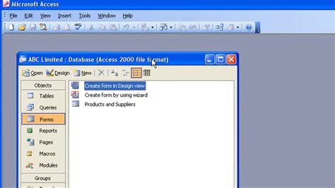 Introduction to Microsoft Office Access 2003