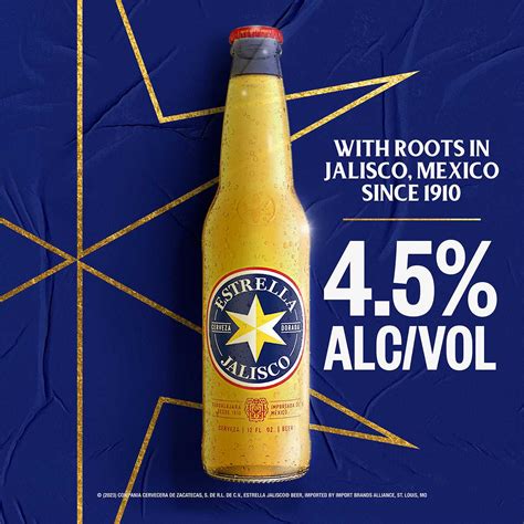 Estrella Jalisco Mexican Beer Bottles, 6 pack - Shop Beer at H-E-B