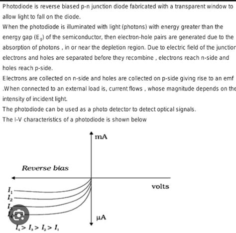 what is a photodiode ? explain its working with a circuit diagram and ...