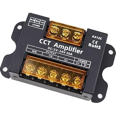 LEDENET 2 Channel LED CCT Amplifier DC5V12V24V 30A for 3pin India | Ubuy