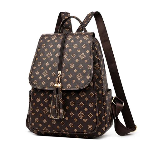 GLMAHUA Women Backpack Retro Female Schoolbags Girl Travel Book Bags ...