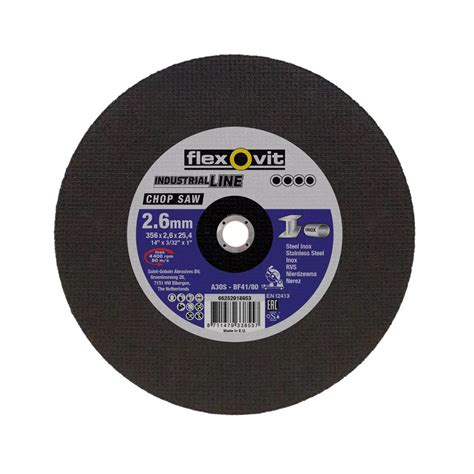 Flexovit 66252918953 Stainless Steel Chop Saw Blade 356mm (14")