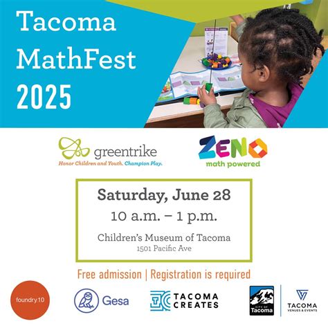Tacoma MathFest 2025, 1501 Pacific Ave, Tacoma, WA, United States ...
