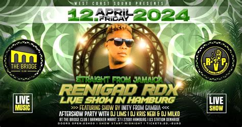 RENIGAD RDX (Straight from Jamaica) Live Show in Hamburg , Bridge Club ...