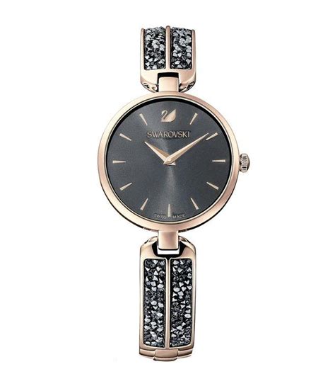 Swarovski 5519315 Analog Dream Rock Watch Golden Case With Black Diamo ...