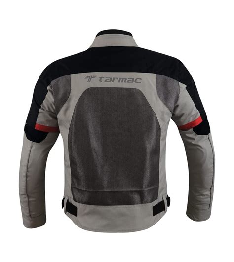 Tarmac Drifter II Grey/Black/Red Jacket Mens 2021 Level 2 – LRL Motors