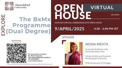 Open House: The BxMx Programme (Dual Degree)