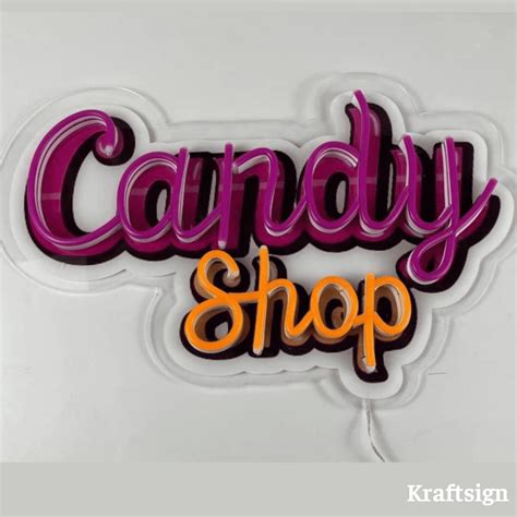 Candy Shop Sign Text Front 的图像结果