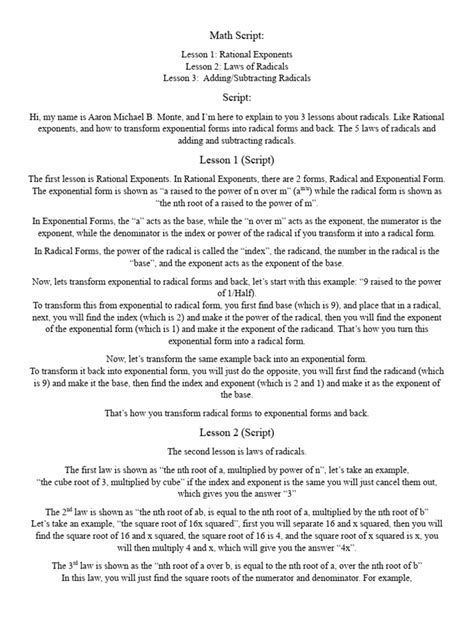 Image result for Math Lecture Script