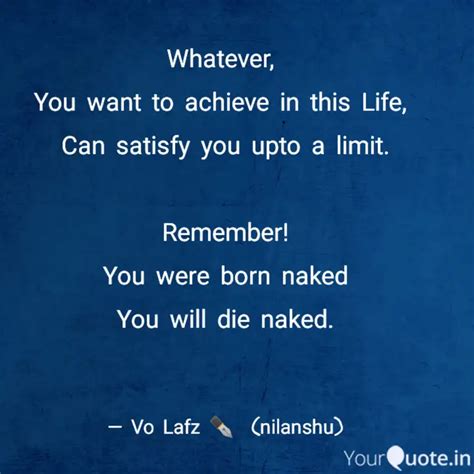 Whatever, You want to ac... | Quotes & Writings by Vo Lafz | YourQuote