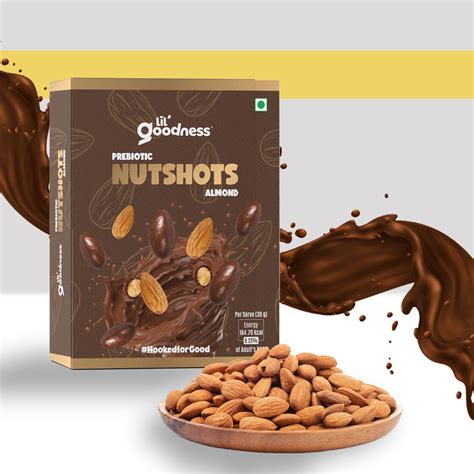 Prebiotic Nutshots - Chocolate Coated Almonds 30g - Pack of 4 – LiL ...