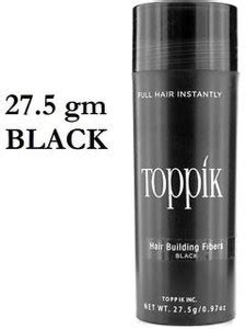 toppik Hair Building Concealer Fibers Black 27.5 gm Hair Building ...