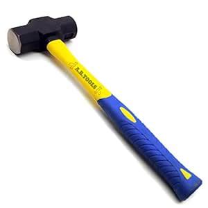 3lb Lump Hammer/Mini Sledge Hammer Mallet Fiberglass Handle TE320 ...