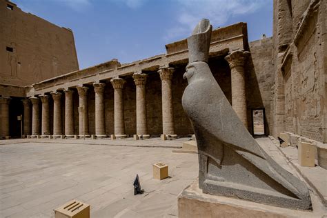 The Temple of Edfu was built for the Egyptian god Horus. | Egypt tours ...