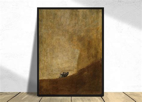 The Dog Francisco Goya Classic Art Reproduction Print - Etsy