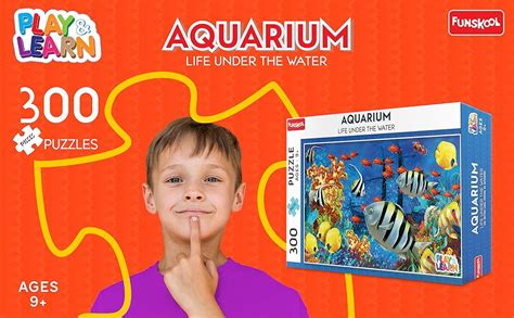 Buy Play & Learn Funskool Aquarium Jigsaw Puzzle Game for Kids, 300 ...
