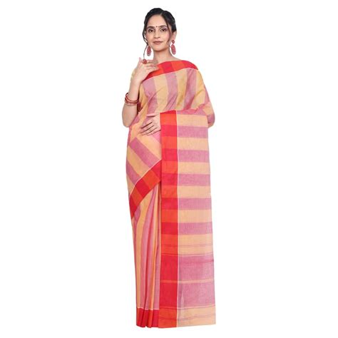 Manasi Craft Bengal Handloom Base Pure Cotton Tant Saree