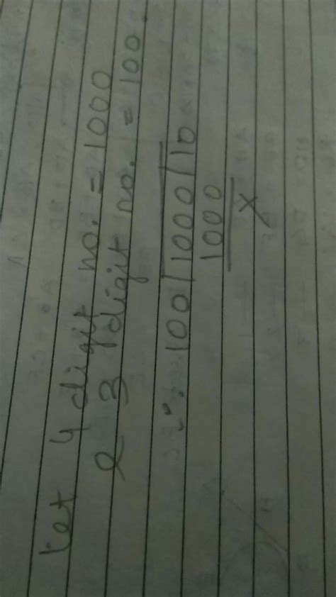 Find the quotient when you divide the number of four-digit numbers by ...