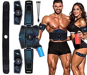 Buy eAnjoy EMS Pads, ABS Stimulator Muscle Toner, Abdominal Toning Belt ...