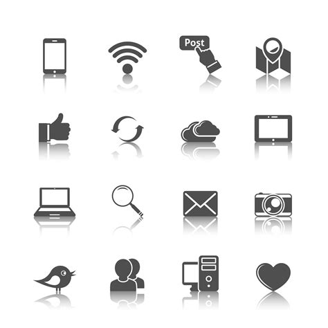 Social Networking Icons Vector 的图像结果