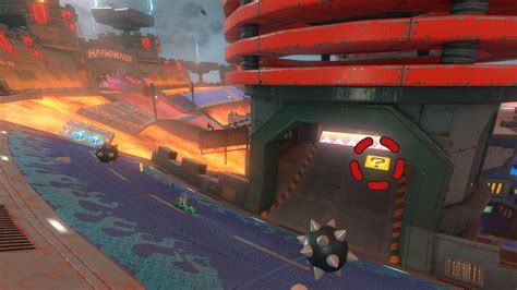 Mario Kart World Guide : Bowser's Castle Question Mark Panel Locations