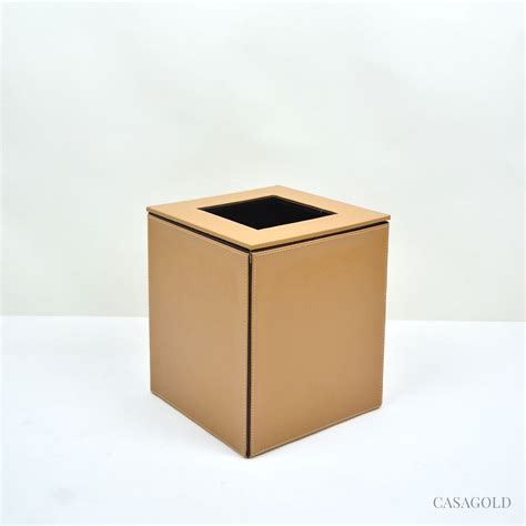 Luxury Leather Dustbin