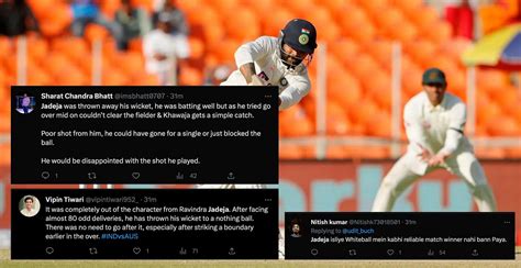 "Brain fade moment for Jadeja" - Fans slam Indian all-rounder after he ...