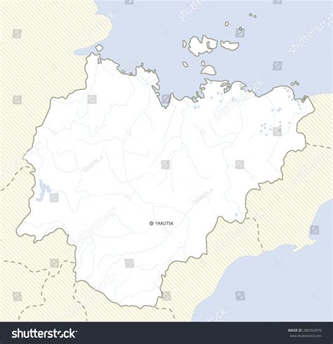 Map Sakha Yakutia Republic Russia Stock Vector (Royalty Free) 286354976 | Shutterstock