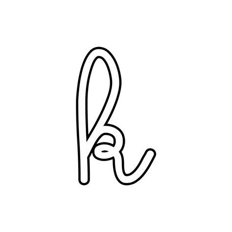 Lowercase Cursive K