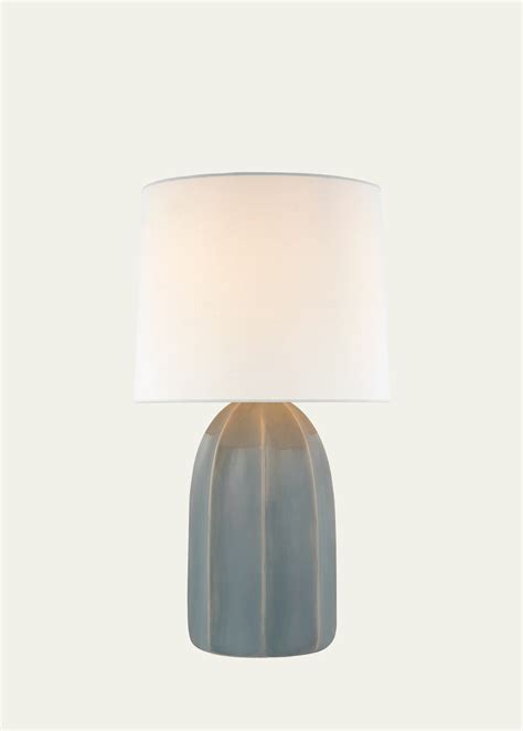 VISUAL COMFORT & CO. Melanie Large Table Lamp Barbara Barry - Sky Gray ...