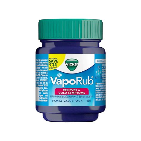 Buy VICKS VAPORUB 25ML Online & Get Upto 60% OFF at PharmEasy