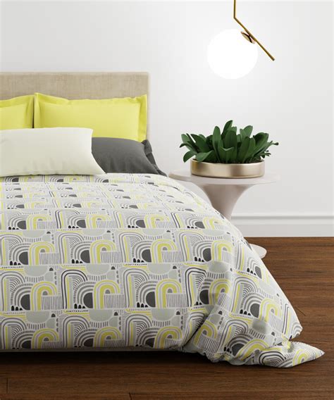 Buy 144 TC Carnival Queen Bedsheet Set - Arcadia Blue – myTrident India