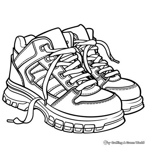 Coloring Sheets Shoes