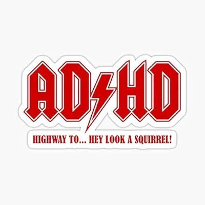 Buy ADHD Highway to Hey! Sticker - Sticker Graphic - Auto, Wall, Laptop ...