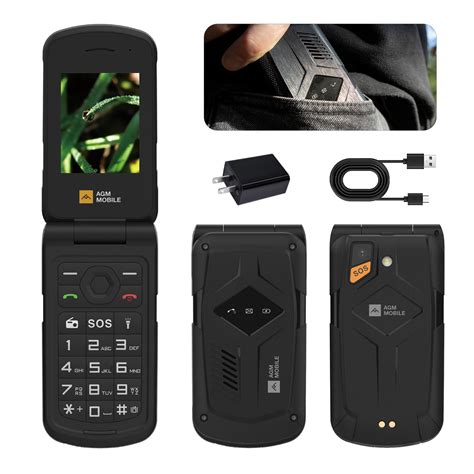 Agm M10 Flip Phone 4g Lte Unlocked T Mobile Compatible | Desertcart INDIA