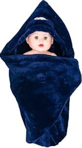 SIDLY PIDLY Soft Kids Winter AC Blanket Baby Wrapper Crib Hooded Baby ...
