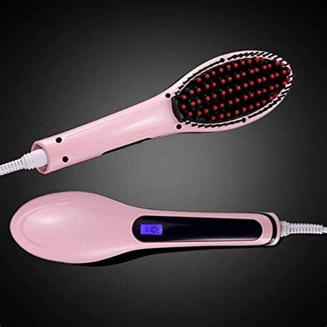B2me Professional Hair Straightener Electric Comb Brush Nano 3 In 1 ...