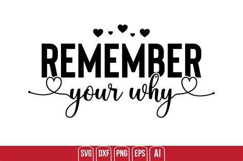 Remember Your Why Graphic by TeeKing124 · Creative Fabrica