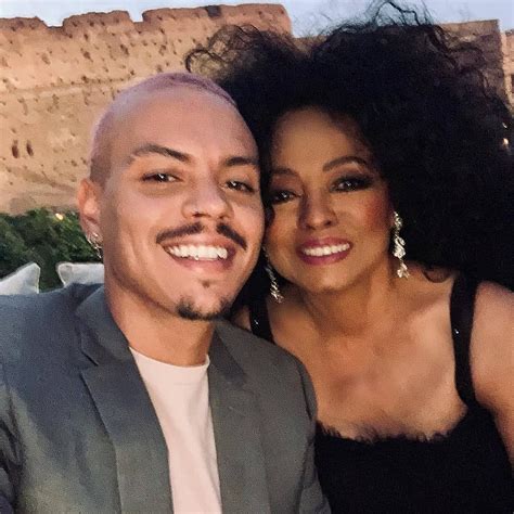 Diana Ross and her son Evan at @dior show in Morocco last week #sun # ...